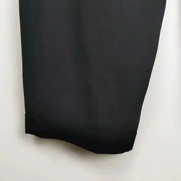 Jones New  York |Stretch Black Tie Waist Ankle Pants sz. 14w - Picture 7 of 8